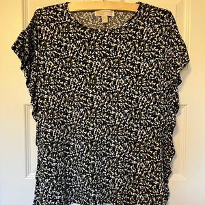 Michael Kors "camo" print top/blouse in size Small